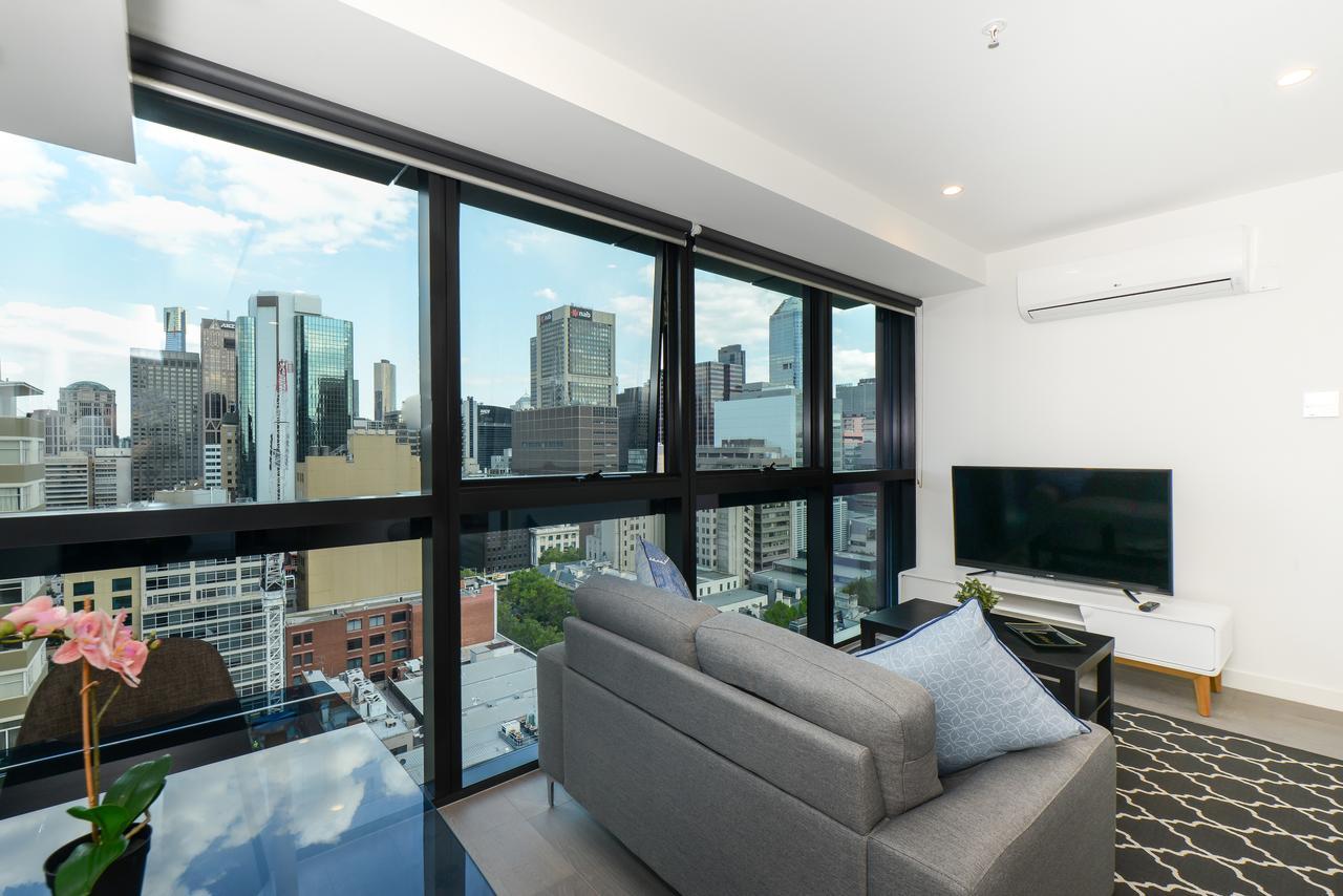 Mono Apartments On La Trobe Street Melbourne City Exterior foto